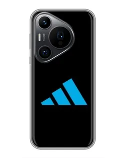 Чехол для Huawei Pura 70 PRO с картинкой «Adidas Cyan Logo»