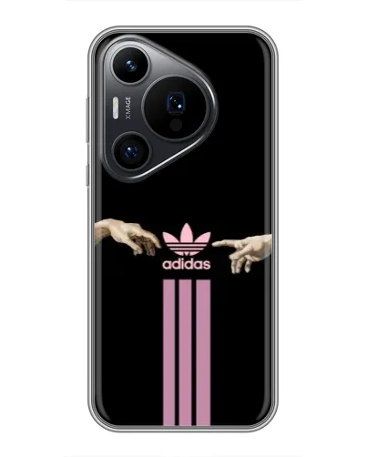 Чехол для Huawei Pura 70 PRO с картинкой «Adidas Hands» Чехол для Huawei Pura 70 PRO с картинкой «Adidas Hands»