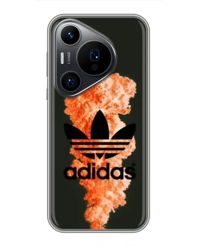 Чехол для Huawei Pura 70 PRO с картинкой «Оранжевый дым Adidas» Чехол для Huawei Pura 70 PRO с картинкой «Оранжевый дым Adidas»