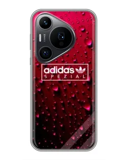 Чехол для Huawei Pura 70 PRO с картинкой «Adidas Gold Marble»