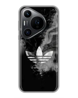 Чехол для Huawei Pura 70 PRO с картинкой «Абстрактный дым Adidas»
