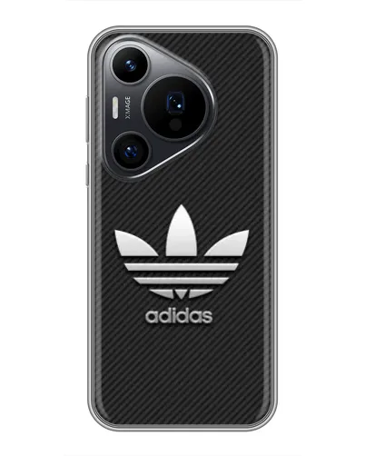 Чехол для Huawei Pura 70 PRO с картинкой «Adidas Карбоновая текстура» Чехол для Huawei Pura 70 PRO с картинкой «Adidas Карбоновая текстура»