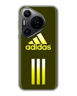 Чехол для Huawei Pura 70 PRO с картинкой «Оливковый градиент Adidas»