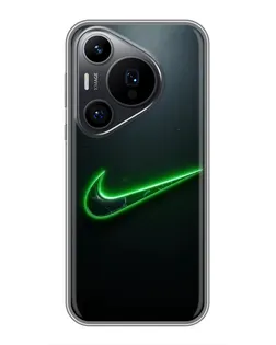 Чохол для Huawei Pura 70 PRO з картинкою «Неоновий контур Nike»