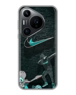 Чохол для Huawei Pura 70 PRO з картинкою «Спортивний арт Nike»
