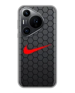 Чохол для Huawei Pura 70 PRO з картинкою «Nike — карбонова сітка»