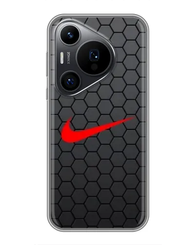 Чохол для Huawei Pura 70 PRO з картинкою «Nike — карбонова сітка» Чохол для Huawei Pura 70 PRO з картинкою «Nike — карбонова сітка»