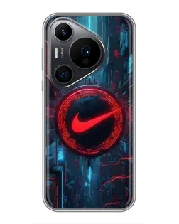 Чохол для Huawei Pura 70 PRO з картинкою «Техногенний стиль Nike»