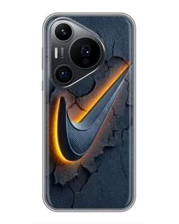 Чохол для Huawei Pura 70 PRO з картинкою «Об'ємний логотип Найк»