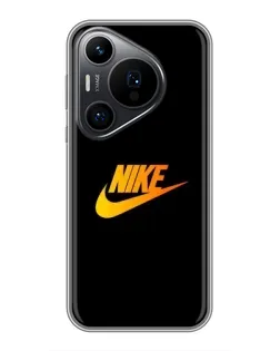 Чохол для Huawei Pura 70 PRO з картинкою «Золотий логотип Nike»