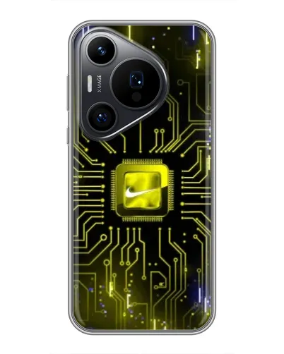Чохол для Huawei Pura 70 PRO з картинкою «Nike — золота іскра» Чохол для Huawei Pura 70 PRO з картинкою «Nike — золота іскра»