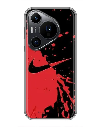 Чехол для Huawei Pura 70 PRO с картинкой «Красные брызги Nike» Чехол для Huawei Pura 70 PRO с картинкой «Красные брызги Nike»