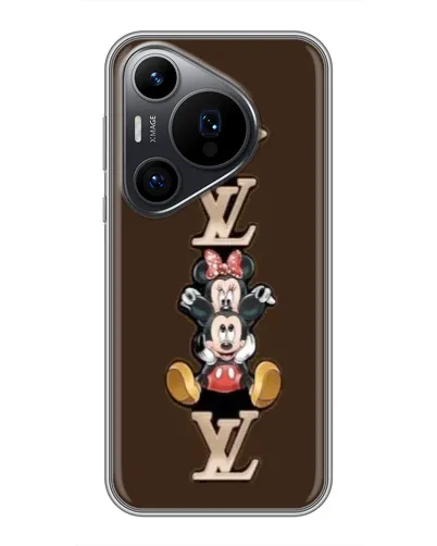 Чехол для Huawei Pura 70 PRO с картинкой «LV и Микки Маус»