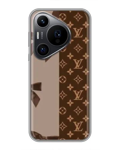 Чехол для Huawei Pura 70 PRO с картинкой «Louis Vuitton — банты»