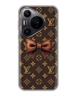 Чехол для Huawei Pura 70 PRO с картинкой «LV с бантом»