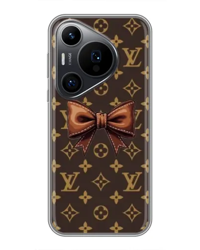 Чехол для Huawei Pura 70 PRO с картинкой «LV с бантом»