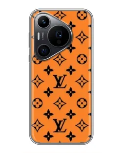 Чехол для Huawei Pura 70 PRO с картинкой «Оранжевый стиль LV»