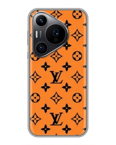 Чехол для Huawei Pura 70 PRO с картинкой «Оранжевый стиль LV»