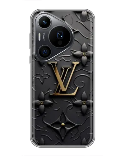 Чехол для Huawei Pura 70 PRO с картинкой «Кожаная текстура LV»