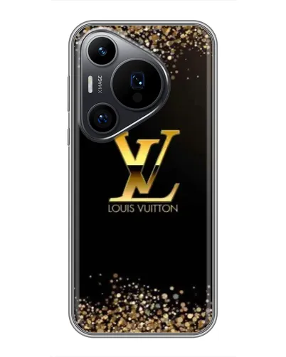 Чехол для Huawei Pura 70 PRO с картинкой «LV — золотые искры»