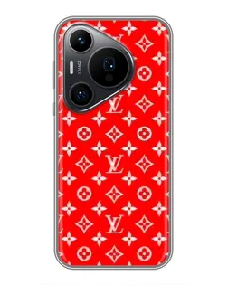 Чехол для Huawei Pura 70 PRO с картинкой «Яркий паттерн LV»