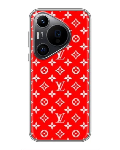 Чехол для Huawei Pura 70 PRO с картинкой «Яркий паттерн LV»