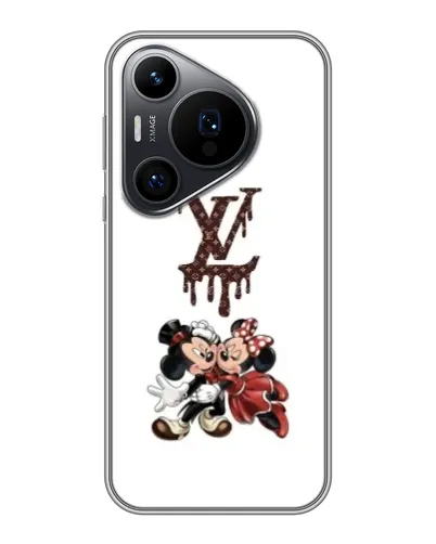 Чехол для Huawei Pura 70 PRO с картинкой «LV и Микки Маус»