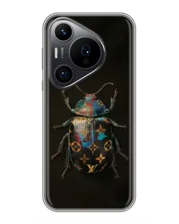 Чехол для Huawei Pura 70 PRO с картинкой «LV — мраморный принт»