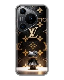 Чехол для Huawei Pura 70 PRO с картинкой «Монограмма с фигурой»