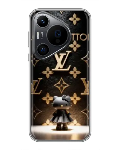 Чехол для Huawei Pura 70 PRO с картинкой «Монограмма с фигурой»