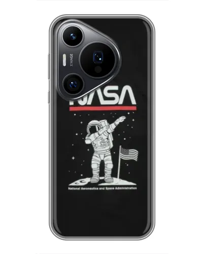 Чохол для Huawei Pura 70 PRO з картинкою «NASA — крокуємо по Місяцю» Чохол для Huawei Pura 70 PRO з картинкою «NASA — крокуємо по Місяцю»
