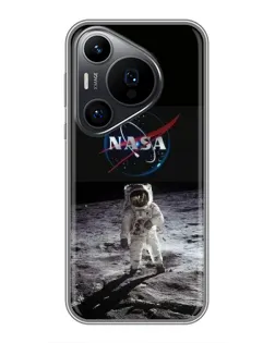 Чохол для Huawei Pura 70 PRO з картинкою «Астронавт на Місяці»
