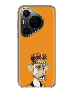 Чохол для Huawei Pura 70 PRO з картинкою «Золота мавпа Bored Ape»