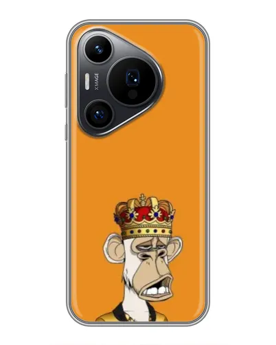 Чохол для Huawei Pura 70 PRO з картинкою «Золота мавпа Bored Ape» Чохол для Huawei Pura 70 PRO з картинкою «Золота мавпа Bored Ape»