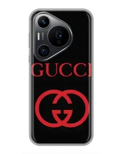 Чохол для Huawei Pura 70 PRO з картинкою «Gucci — червоний логотип»