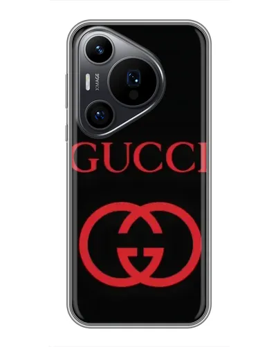 Чохол для Huawei Pura 70 PRO з картинкою «Gucci — червоний логотип» Чохол для Huawei Pura 70 PRO з картинкою «Gucci — червоний логотип»