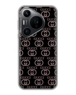 Чохол для Huawei Pura 70 PRO з картинкою «Класична монограма Gucci»
