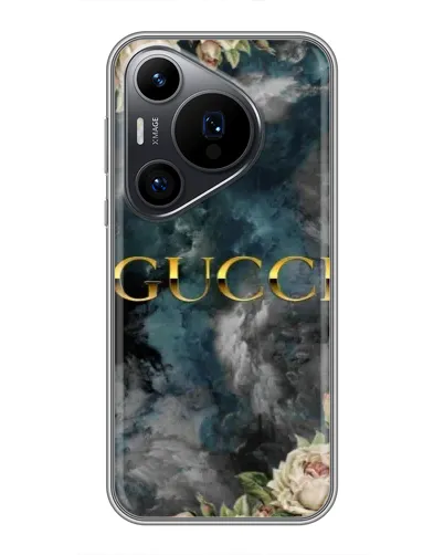 Чохол для Huawei Pura 70 PRO з картинкою «Абстрактні квіти Gucci» Чохол для Huawei Pura 70 PRO з картинкою «Абстрактні квіти Gucci»