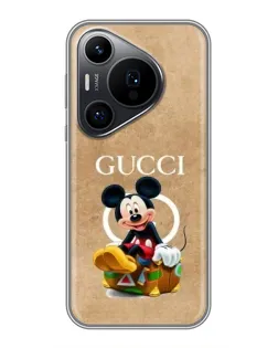 Чохол для Huawei Pura 70 PRO з картинкою «Міккі Маус Gucci — крафт»