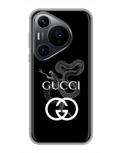 Чохол для Huawei Pura 70 PRO з картинкою «Gucci — срібна змія» Чохол для Huawei Pura 70 PRO з картинкою «Gucci — срібна змія»