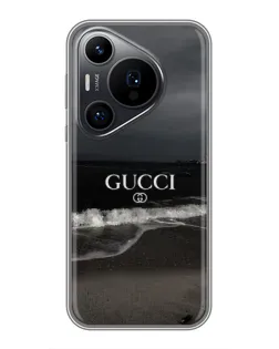 Чохол для Huawei Pura 70 PRO з картинкою «Gucci — морський прибій»