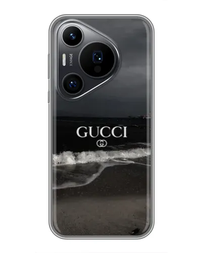 Чохол для Huawei Pura 70 PRO з картинкою «Gucci — морський прибій» Чохол для Huawei Pura 70 PRO з картинкою «Gucci — морський прибій»