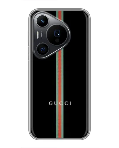 Чехол для Huawei Pura 70 PRO с картинкой «Gucci — строгая линия» Чехол для Huawei Pura 70 PRO с картинкой «Gucci — строгая линия»