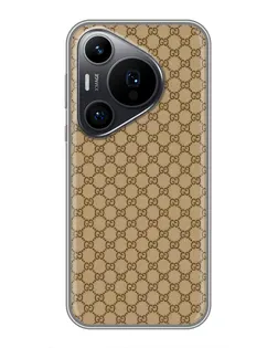 Чехол для Huawei Pura 70 PRO с картинкой «Gucci — классический беж»