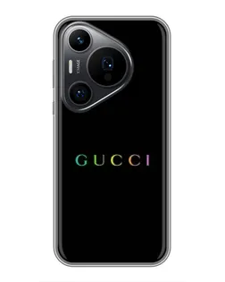 Чехол для Huawei Pura 70 PRO с картинкой «Gucci — неоновый минимализм»