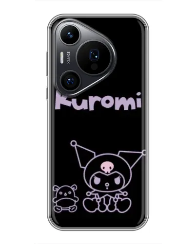 Чохол для Huawei Pura 70 PRO з картинкою «Kuromi — чорний мінімалізм» Чохол для Huawei Pura 70 PRO з картинкою «Kuromi — чорний мінімалізм»