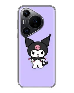 Чохол для Huawei Pura 70 PRO з картинкою «Kuromi — ніжний фіолетовий»