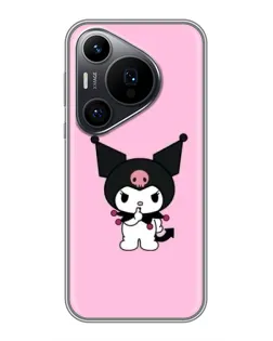 Чохол для Huawei Pura 70 PRO з картинкою «Kuromi — рожева ніжність»