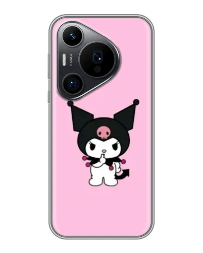 Чохол для Huawei Pura 70 PRO з картинкою «Kuromi — рожева ніжність» Чохол для Huawei Pura 70 PRO з картинкою «Kuromi — рожева ніжність»
