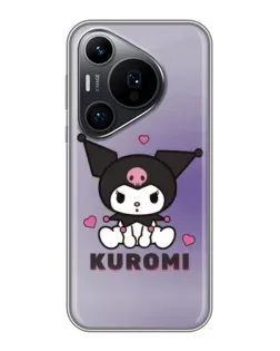 Чохол для Huawei Pura 70 PRO з картинкою «Kuromi — фіолетовий арт»